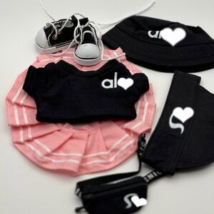 Labubu Tennis Outfit Black and Pink 6pc set!!!